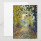 Pierre-Auguste Renoir - In de Bossen Bedankkaart (Voorkant / Achterkant)