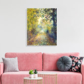 Pierre-Auguste Renoir - In de Bossen Canvas Afdruk (Insitu (Woonkamer))