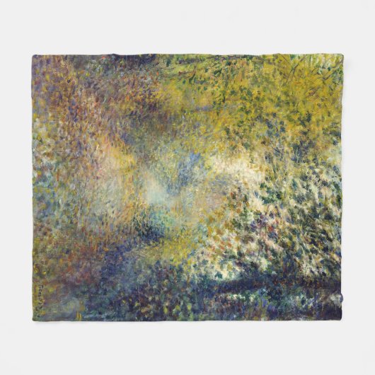 Pierre-Auguste Renoir - In de Bossen Fleece Deken (Voorkant (Horizontaal))