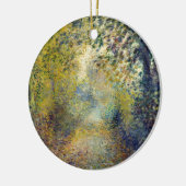Pierre-Auguste Renoir - In de Bossen Keramisch Ornament (Links)
