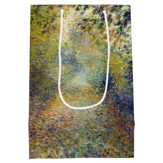 Pierre-Auguste Renoir - In de Bossen Medium Cadeauzakje (Achterkant)
