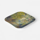 Pierre-Auguste Renoir - In de Bossen Papieren Bordje (Gebogen)