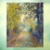 Pierre-Auguste Renoir - In de Bossen Raamsticker (Vel 3)