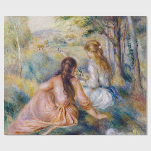 Pierre-Auguste Renoir - In de wei Cadeaupapier (Vlak)