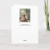 Pierre-Auguste Renoir - In de wei Kaart (Achterkant)