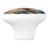 Pierre-Auguste Renoir - In de wei Keramische Knop (Zijkant)