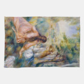 Pierre-Auguste Renoir - In de wei Theedoek (Horizontaal)