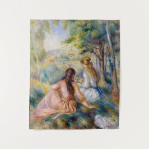 Pierre-Auguste Renoir - In de wei Wandkleed