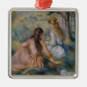 Pierre Auguste Renoir | In de weide Metalen Ornament (Voorkant)