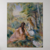 Pierre Auguste Renoir | In de weide Poster (Voorkant)