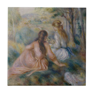 Pierre Auguste Renoir   In de weide Tegeltje