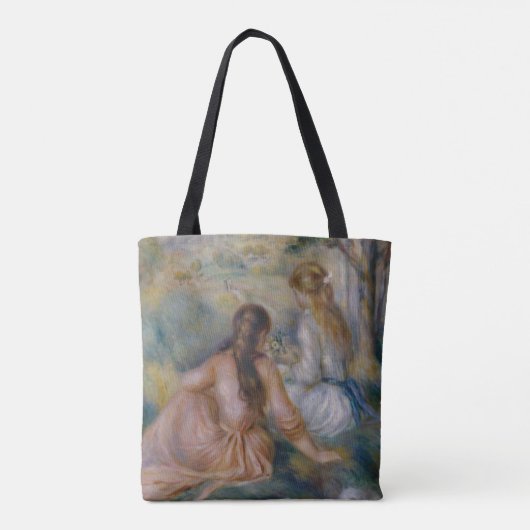 Pierre Auguste Renoir | In de weide Tote Bag (Achterkant)