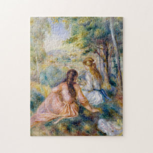 Pierre-Auguste Renoir - In het weiland Legpuzzel