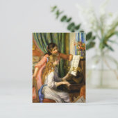 Pierre-Auguste Renoir - Jeunes Filles au Piano Briefkaart (Staand voorkant)