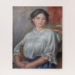 Pierre-Auguste Renoir - Jong meisje zittend Legpuzzel