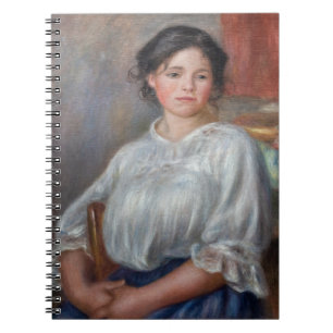 Pierre-Auguste Renoir - Jong meisje zittend Notitieboek