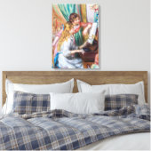 Pierre Auguste Renoir - Jonge meisjes aan de Piano Canvas Afdruk (Insitu (Slaapkamer))
