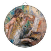 Pierre Auguste Renoir - Jonge meisjes aan de Piano Dartbord (Voorkant)