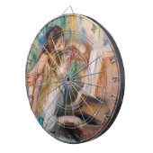 Pierre Auguste Renoir - Jonge meisjes aan de Piano Dartbord (Voorkant Rechts)