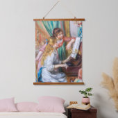 Pierre Auguste Renoir - Jonge meisjes aan de Piano Hangend Wandkleed (Slaapkamer)