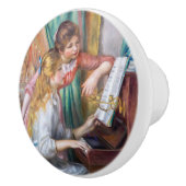 Pierre Auguste Renoir - Jonge meisjes aan de Piano Keramische Knop (Rechts)
