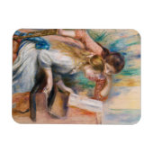 Pierre Auguste Renoir - Jonge meisjes aan de Piano Magneet (Horizontaal)