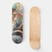 Pierre Auguste Renoir - Jonge meisjes aan de Piano Persoonlijk Skateboard (Voorkant)