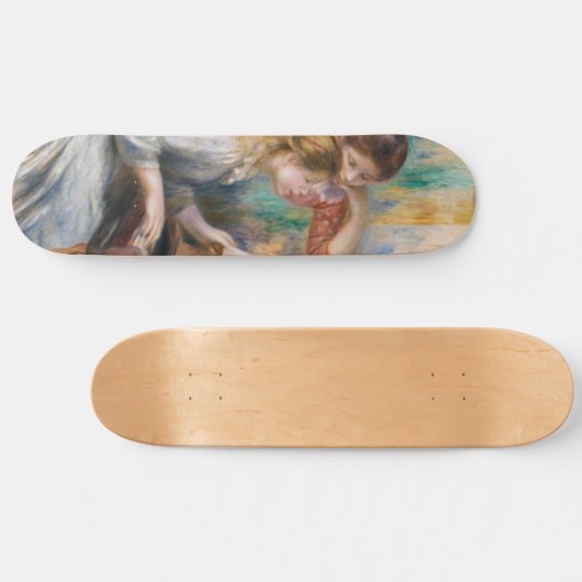Pierre Auguste Renoir - Jonge meisjes aan de Piano Persoonlijk Skateboard (Horizontaal)