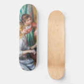 Pierre Auguste Renoir - Jonge meisjes aan de Piano Persoonlijk Skateboard (Voorkant)