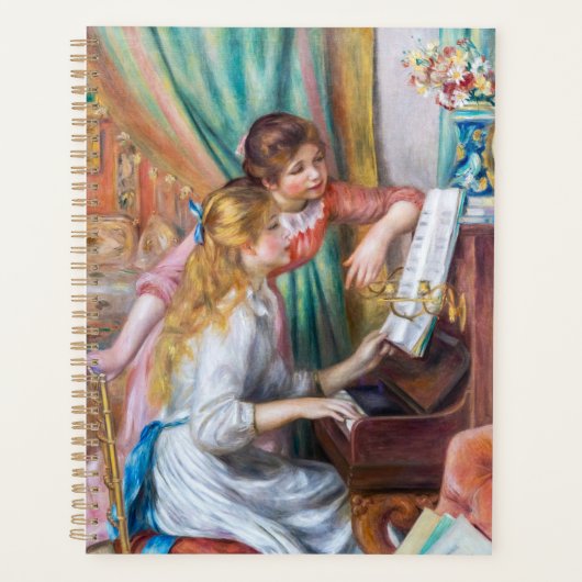 Pierre Auguste Renoir - Jonge meisjes aan de Piano Planner (Voorkant)