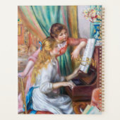 Pierre Auguste Renoir - Jonge meisjes aan de Piano Planner (Achterkant)