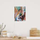 Pierre Auguste Renoir - Jonge meisjes aan de Piano Poster (Keuken)