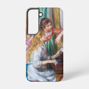 Pierre Auguste Renoir - Jonge meisjes aan de Piano Samsung Galaxy Hoesje