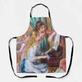 Pierre Auguste Renoir - Jonge meisjes aan de Piano Schort (Voorkant)