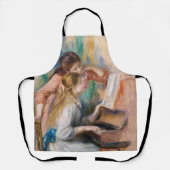 Pierre Auguste Renoir - Jonge meisjes aan de Piano Schort (Voorkant)