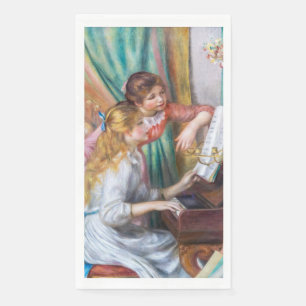 Pierre Auguste Renoir - Jonge meisjes aan de Piano Servet