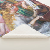 Pierre Auguste Renoir - Jonge meisjes aan de Piano Sherpa Deken (3/4)