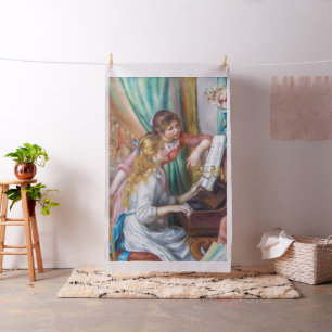Pierre Auguste Renoir - Jonge meisjes aan de Piano Stof