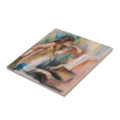 Pierre Auguste Renoir - Jonge meisjes aan de Piano Tegeltje (Zijkant)