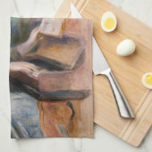 Pierre Auguste Renoir - Jonge meisjes aan de Piano Theedoek (Quarter Fold)