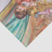 Pierre Auguste Renoir - Jonge meisjes aan de Piano Tissuepapier (Detail)