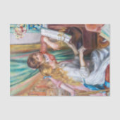 Pierre Auguste Renoir - Jonge meisjes aan de Piano Tissuepapier (Voorkant)