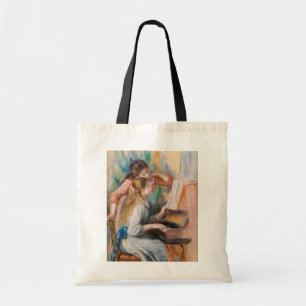 Pierre Auguste Renoir - Jonge meisjes aan de Piano Tote Bag