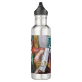 Pierre Auguste Renoir - Jonge meisjes aan de Piano Waterfles (Rechts)