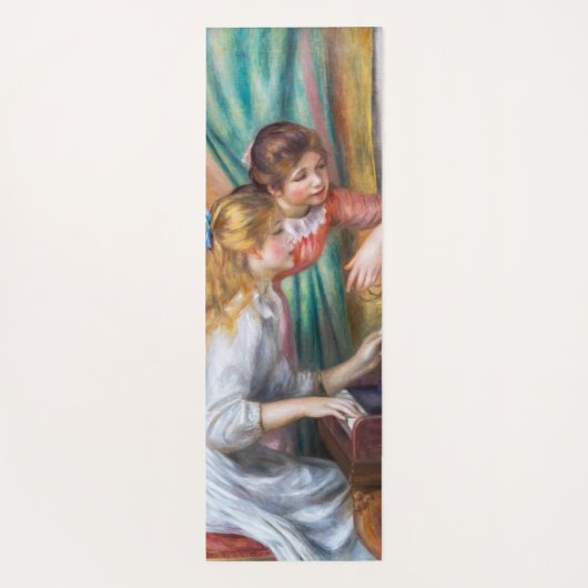 Pierre Auguste Renoir - Jonge meisjes aan de Piano Yogamat (Achterkant)