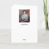 Pierre-Auguste Renoir - Jonge vrouw woonachtig Kaart (Achterkant)