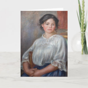 Pierre-Auguste Renoir - Jonge vrouw woonachtig Kaart