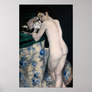 Pierre-Auguste Renoir - Jongen met een Kat Poster