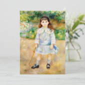 Pierre-Auguste Renoir - Kind met een zweep Bedankkaart (Staand voorkant)