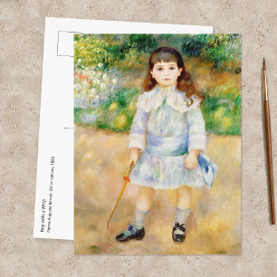 Pierre-Auguste Renoir - Kind met een zweep Briefkaart
